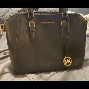 Michael kors Ciara Large saffiano leather satchel